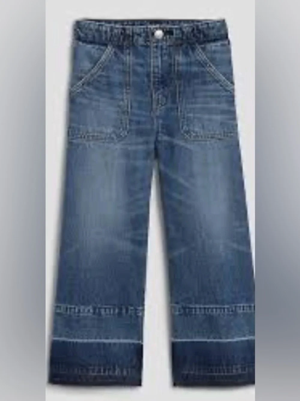 GAP | new |  Relaxed Wide-Leg Blue Denim Jeans